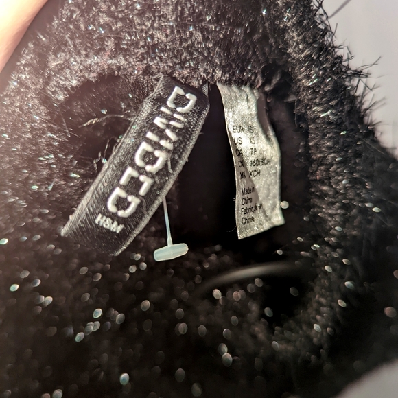 H&M Divided Sparkly Black Sweater XS - Picture 4 of 5